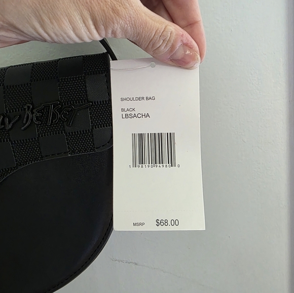 Betsey Johnson Checkered Shoulder Bag - Picture 2 of 8